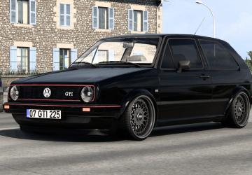 Мод Volkswagen Golf GTI MK2 версия 1.2 для American Truck Simulator (v1.46.x)