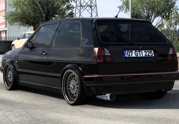 Мод Volkswagen Golf GTI MK2 версия 1.5.1 для American Truck Simulator (v1.49.x)