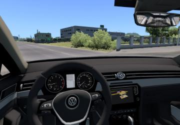 Мод Volkswagen Passat Rline 2015 версия 1.5 для American Truck Simulator (v1.48.x)