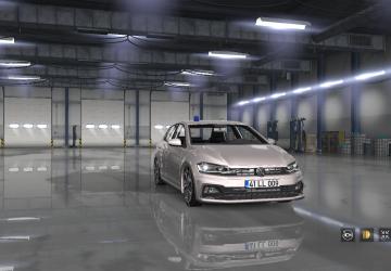 Мод Volkswagen Polo 2018 версия 1.0 для American Truck Simulator (v1.32.x, 1.33.x)