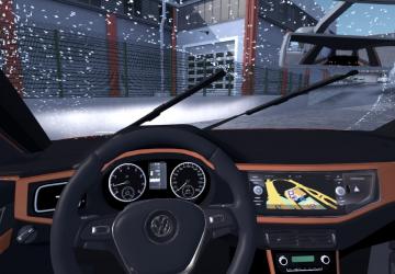 Мод Volkswagen Polo 2018 версия 1.1 для American Truck Simulator (v1.35.x, 1.36.x)