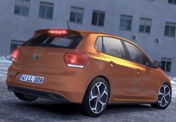 Мод Volkswagen Polo 2018 версия 1.1 для American Truck Simulator (v1.35.x, 1.36.x)