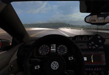 Мод Volkswagen Scirocco R версия 1.0 для American Truck Simulator (v1.31.x, 1.32.x)