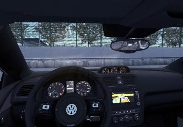 Мод Volkswagen Scirocco R версия 1.1 для American Truck Simulator (v1.35.x, 1.36.x)