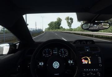 Мод Volkswagen Scirocco R версия 2.0.1 для American Truck Simulator (v1.49.x)