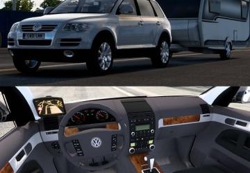 Мод Volkswagen Touareg версия 2.0 для American Truck Simulator (v1.40.x, 1.41.x)