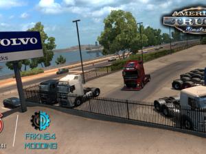 Мод Volvo FH16(2012 и 2009) Trucks версия 3.2 для American Truck Simulator (v1.29.x)