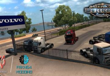 Мод Volvo FH16(2012 и 2009) Trucks версия 3.6 для American Truck Simulator (v1.31.x)