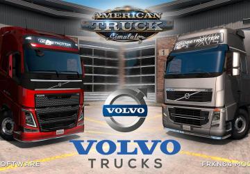 Мод Volvo FH16(2012 и 2009) Trucks версия 4.1 для American Truck Simulator (v1.35.x)