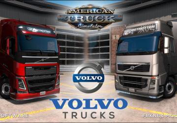 Мод Volvo FH16(2012 и 2009) Trucks версия 6.0 для American Truck Simulator (v1.38.x)