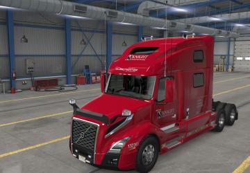 Мод Volvo.Vnl2018 3in1 mod версия 1.2 для American Truck Simulator (v1.49.x)