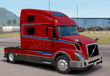 Мод Volvo VNL 4×2 chassis версия 1.0 для American Truck Simulator (v1.37.x)