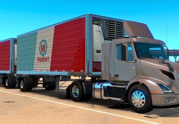 Мод Volvo VNR 2018 версия 1.22 для American Truck Simulator (v1.35.x, 1.36.x)