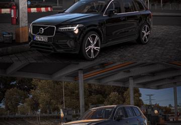 Мод Volvo XC90 T8 2018 версия 1.7 для American Truck Simulator (v1.49.x)