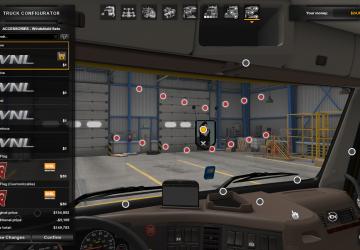 Мод Вымпелы с девушками версия 1.0 для American Truck Simulator (v1.35.x, - 1.40.x)