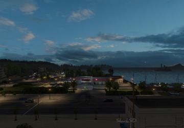 Мод Weather mod by Piva версия 5.0 для American Truck Simulator (v1.30.x, 1.31.x)