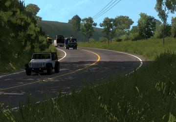 Карту West Of Honduras Map версия 3.1 для American Truck Simulator (v1.36.x, 1.37.x)