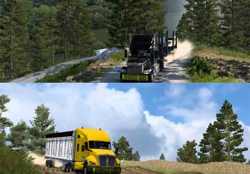 West Of Honduras Map версия 6.2 для American Truck Simulator (v1.46.x)