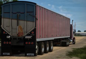 Мод Western Commodity Express Trailer версия 0.6.0 для American Truck Simulator (v1.58.x, 1.59.x)