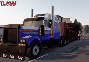 Мод Western Star 4900 EX версия 1.1 для American Truck Simulator (v1.46.x)