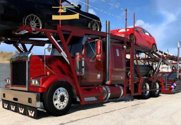 Мод Western Star 4900 EX Custom версия 1.2 для American Truck Simulator (v1.48.x)