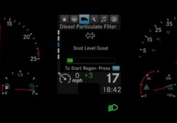 Мод Western Star 49X & Freightliner Cascadia Improved Dashboards v1.1.8 для American Truck Simulator (v1.43.x)