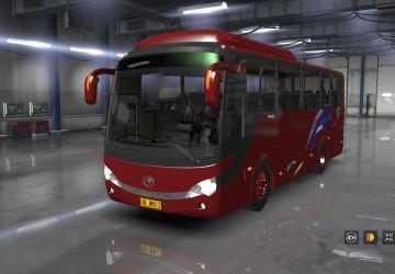 Мод Yutong Bus ZK6888H версия 1.0 для American Truck Simulator (v1.32.x, - 1.34.x)