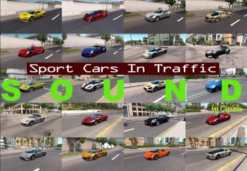 Мод Звуки для Sport Cars Traffic Pack версия 1.0 для American Truck Simulator (v1.31.x)