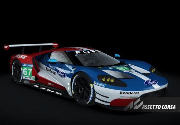 Мод 2016 Ford GT LM GTE версия 1.0 для Assetto Corsa