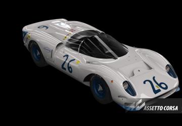 Мод #26 N.A.R.T Ferrari 365 P2 - Le Mans 1967 v1.1 для Assetto Corsa