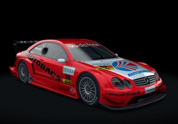 Мод AMG Mercedes CLK DTM 2003 версия 1.2 для Assetto Corsa