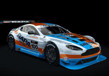 Мод Aston Martin Vantage GT3 версия 1.1 для Assetto Corsa