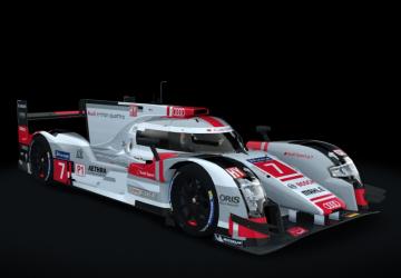 Мод Audi R18 E-Tron Quattro LMP1 2015 версия 1 для Assetto Corsa