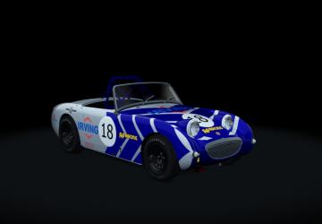 Мод Austin Healey Sprite (Race) версия 1.1 для Assetto Corsa