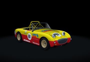 Мод Austin Healey Sprite (Race) версия 1.1 для Assetto Corsa