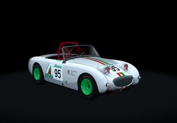 Мод Austin Healey Sprite (Race) версия 1.1 для Assetto Corsa
