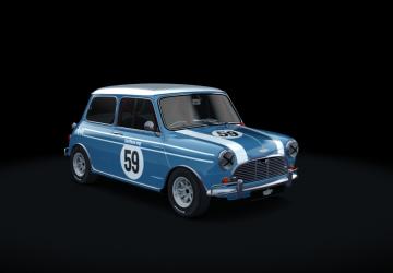 Мод Austin/Morris Mini Cooper S Full Race Spec v1 для Assetto Corsa