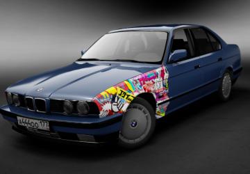 Мод BMW 525i E34 Necro версия 1.5 для Assetto Corsa