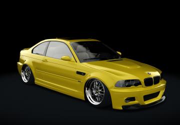 Мод BMW E46 M3 Stance версия 1.0 для Assetto Corsa