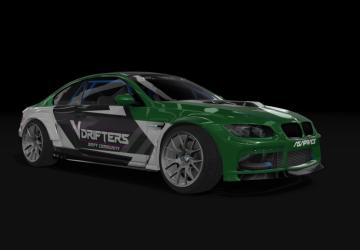 Мод BMW M3 E92 V-Drifters версия 1 для Assetto Corsa