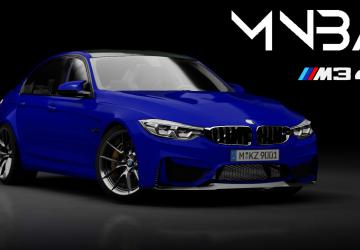 Мод BMW M3 F80 версия 1.1 для Assetto Corsa