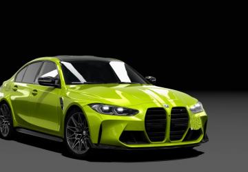 Мод BMW M3 G80 Competition A2 Performance версия 1 для Assetto Corsa