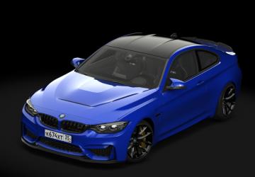 Мод BMW M4 CS Gunshot Tuned | Redd Tuned версия 1.0 для Assetto Corsa