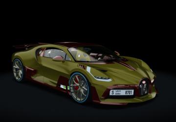 Мод Bugatti Divo версия 1.11.4 для Assetto Corsa