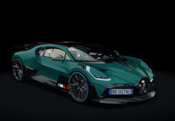 Мод Bugatti Divo версия 1.11.4 для Assetto Corsa