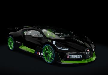 Мод Bugatti Divo версия 1.11.4 для Assetto Corsa