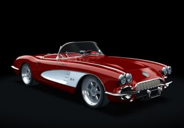 Мод Chevrolet Corvette C1 - 1960 версия RC 1.0 для Assetto Corsa