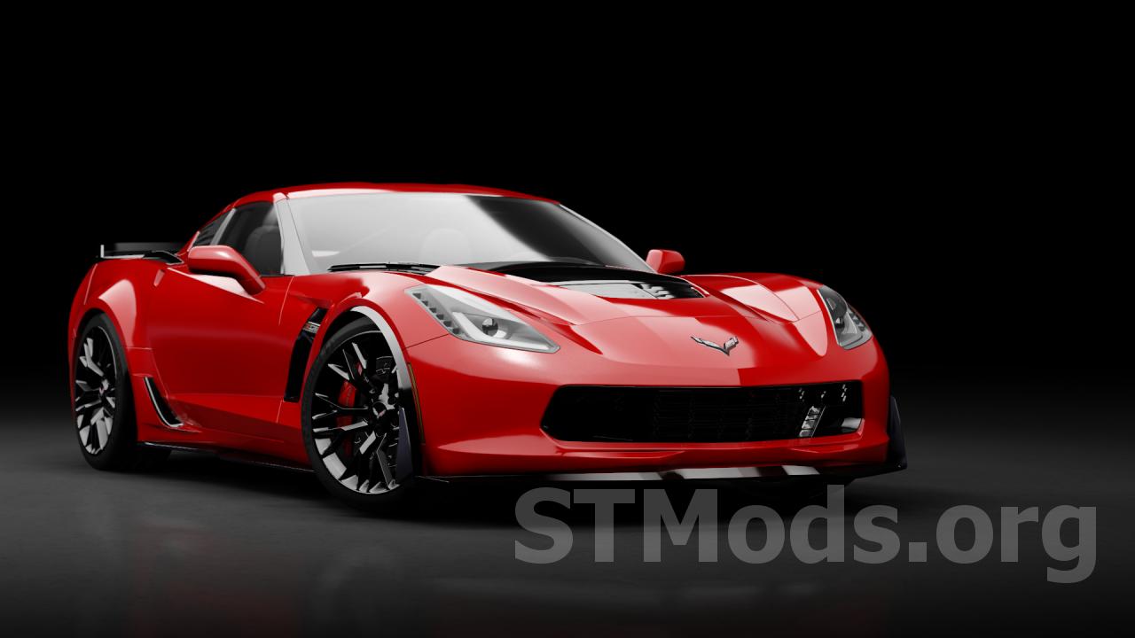 Скачать мод Chevrolet Corvette C7 Z06 (Z07) версия 1.1 для Assetto