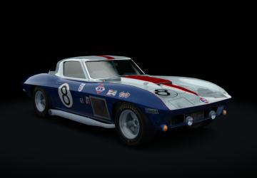 Мод Chevrolet Corvette DX Sunray ’67 версия 1 для Assetto Corsa