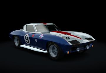 Мод Chevrolet Corvette DX Sunray ’67 версия 1 для Assetto Corsa